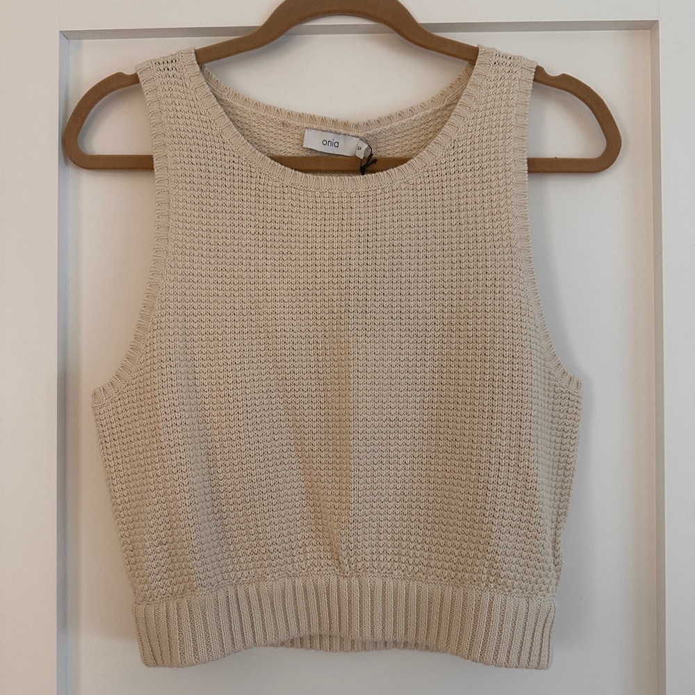 Onia knit crop top!
